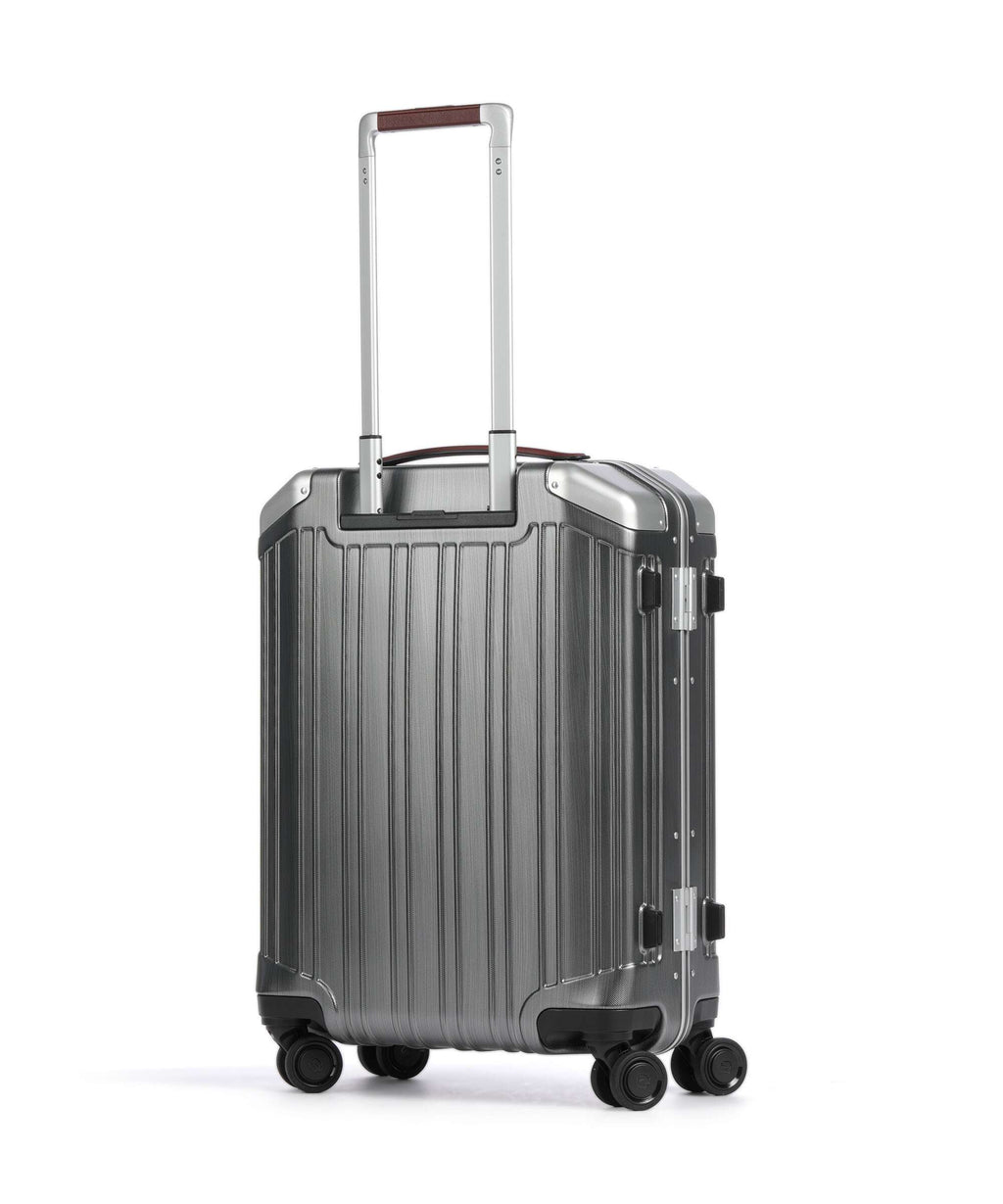 Piquadro PQ-LM Spinner (4 wheels) black/tan