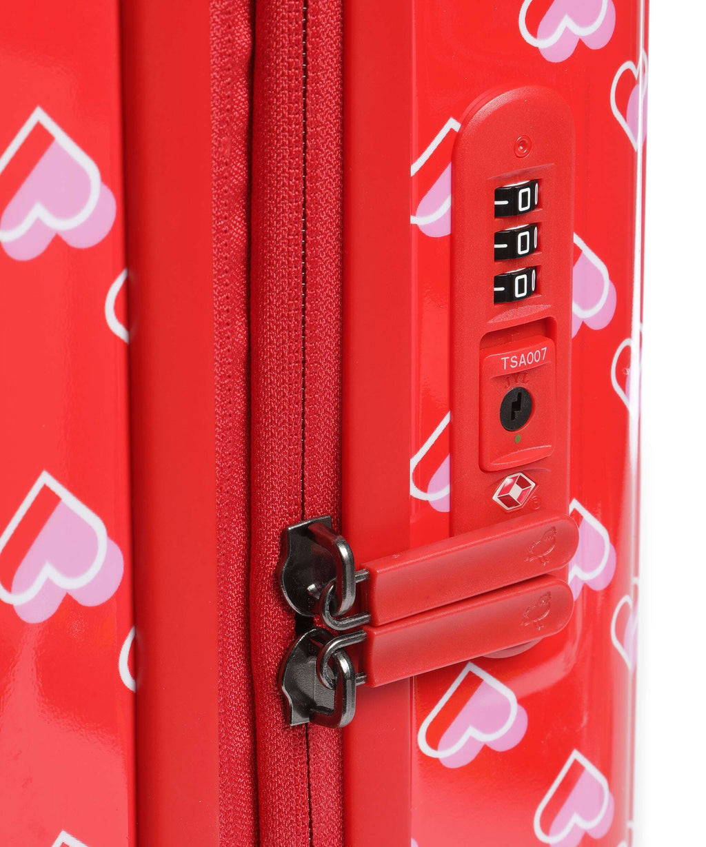 Mandarina Duck Logoduck+ Printed Spinner (4 wheels) gimme love