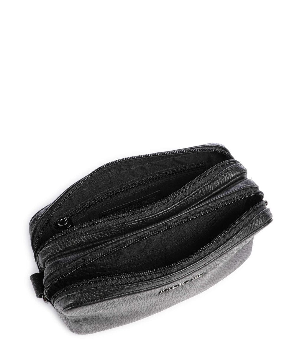 Mandarina Duck Mellow Leather Crossbody bag nero