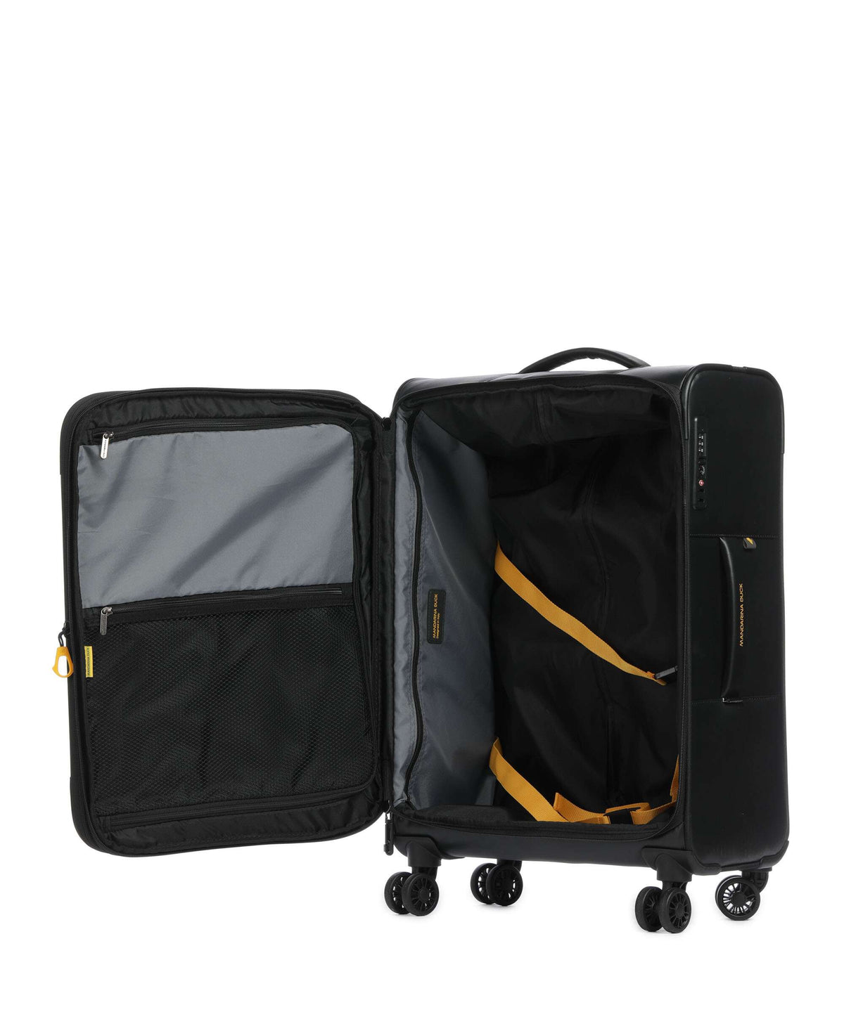 Mandarina Duck Coated Spinner (4 wheels) black
