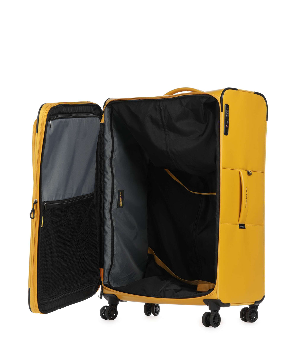 Mandarina Duck Eco Coated Spinner (4 wheels) duck yellow