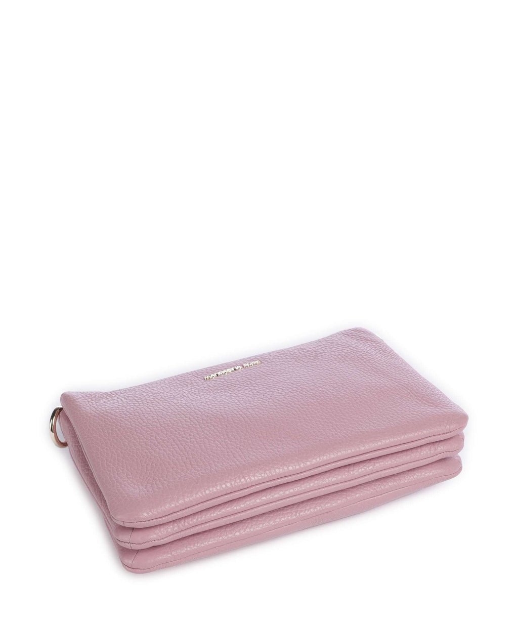 Mandarina Duck Mellow Leather Crossbody bag lilac rose