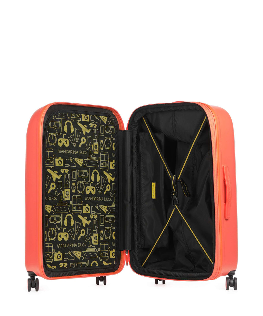 Mandarina Duck Logoduck+ Spinner (4 wheels) pumpkin