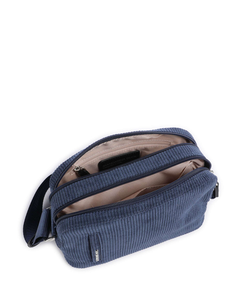 Mandarina Duck Hunter Velvet Crossbody bag blue wing