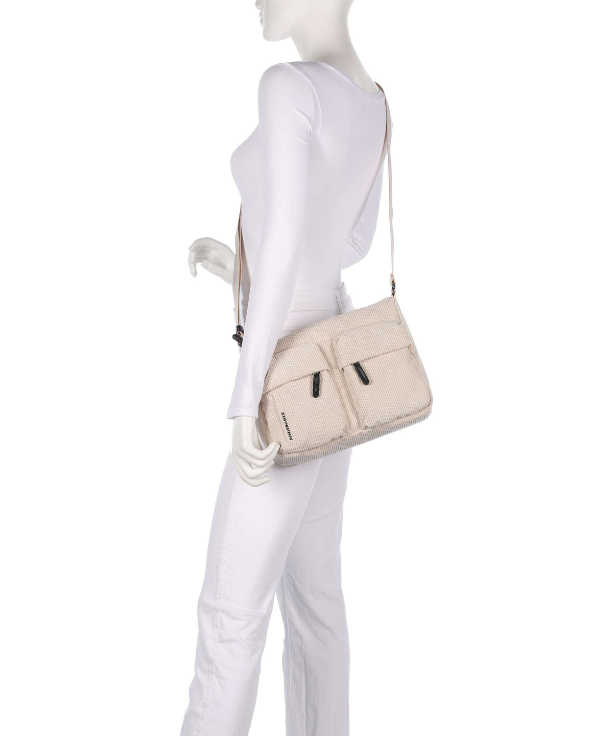 Mandarina Duck Hunter Velvet Crossbody bag cashmere