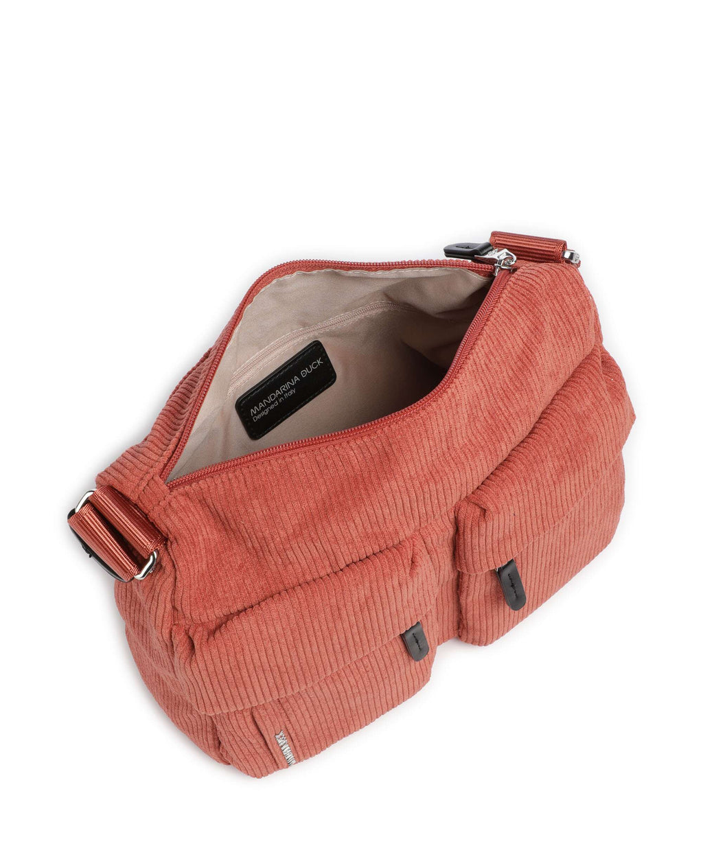 Mandarina Duck Hunter Velvet Crossbody bag winter rose