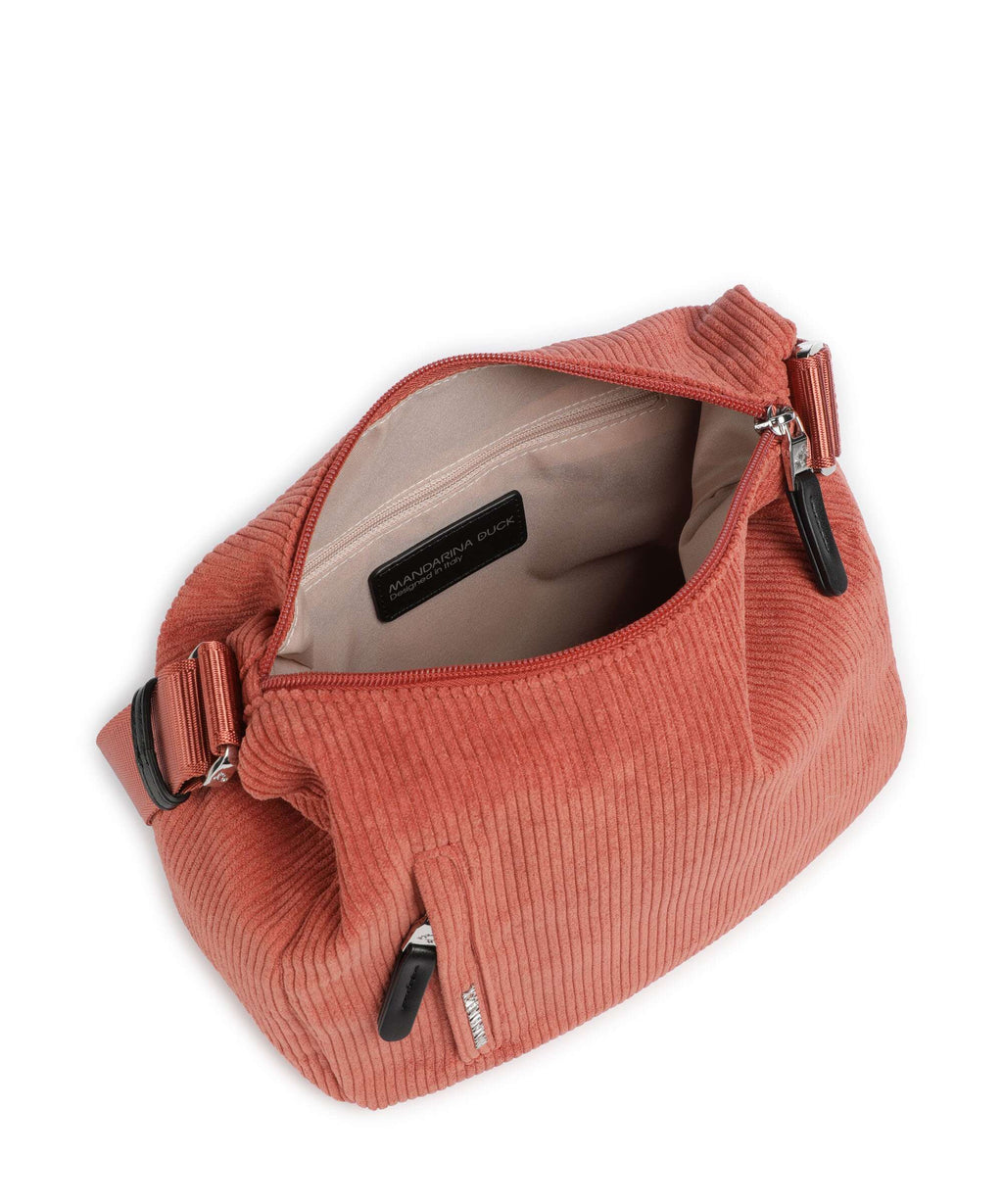Mandarina Duck Hunter Velvet Crossbody bag winter rose
