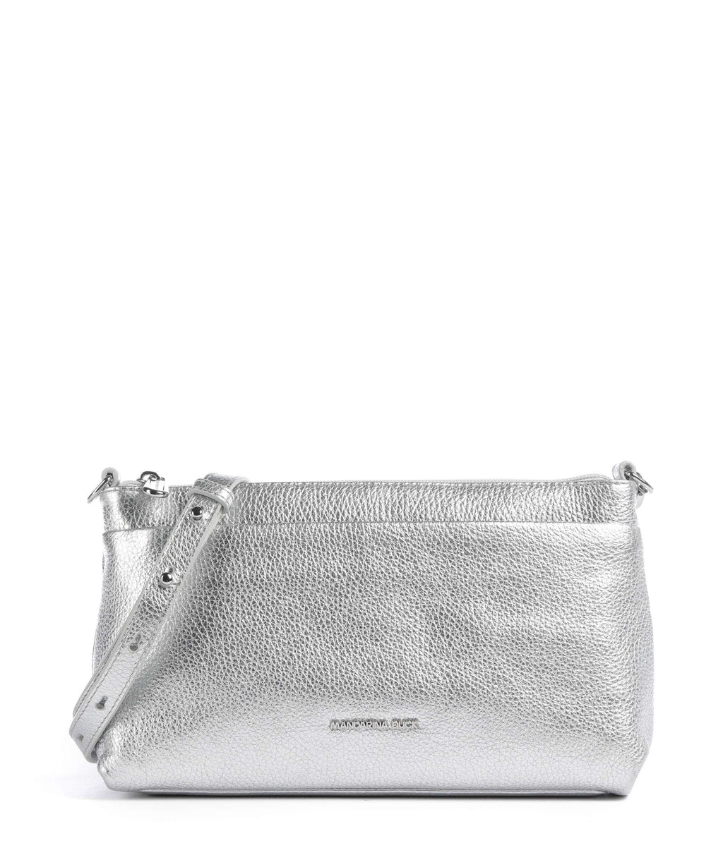Mandarina Duck Mellow Metal Crossbody bag silver
