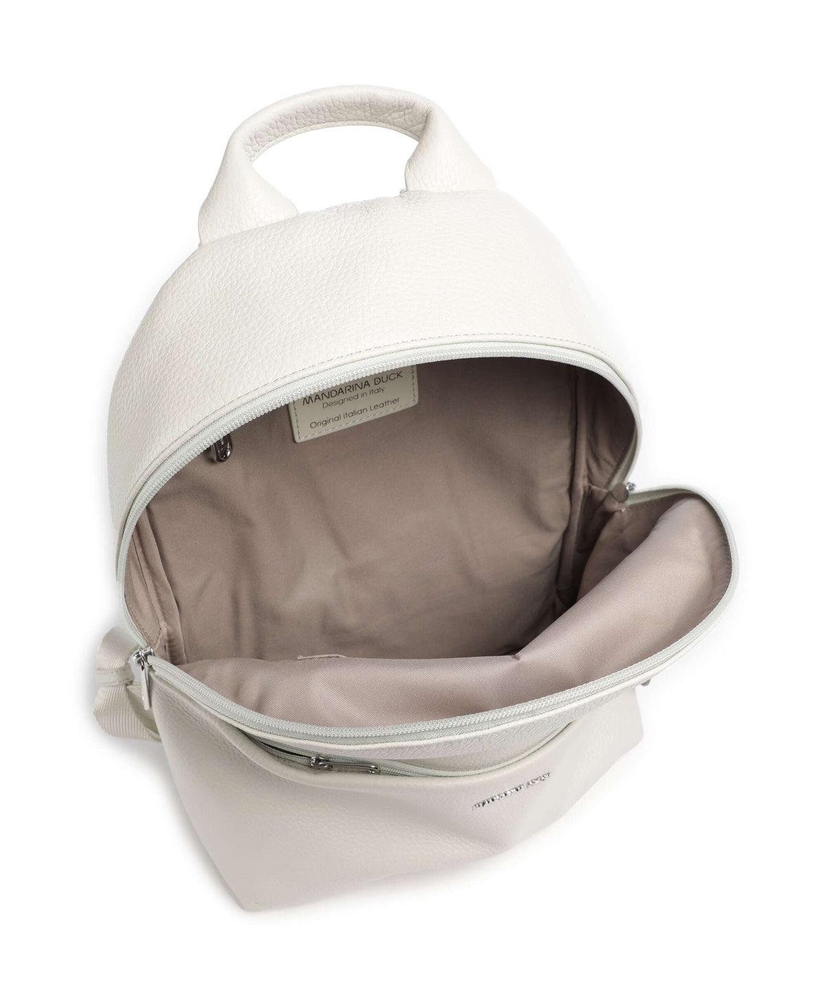 Mandarina Duck Mellow Leather Backpack cashmere
