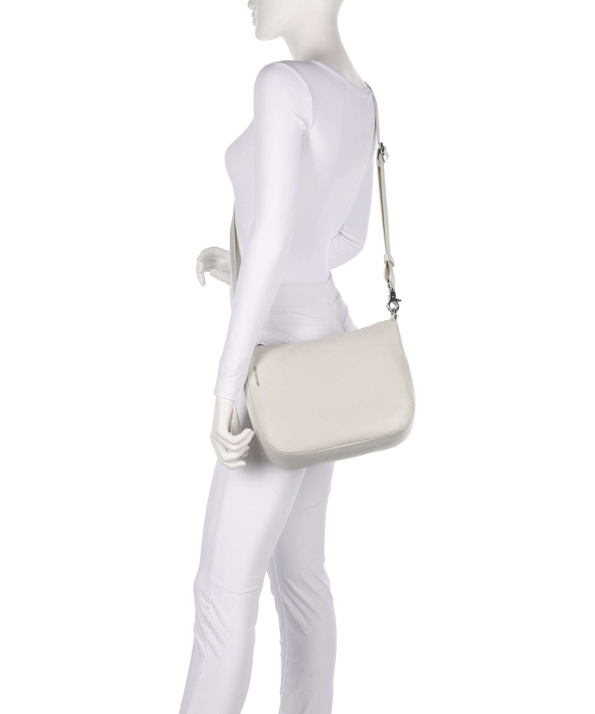 Mandarina Duck Mellow Leather Crossbody bag cashmere