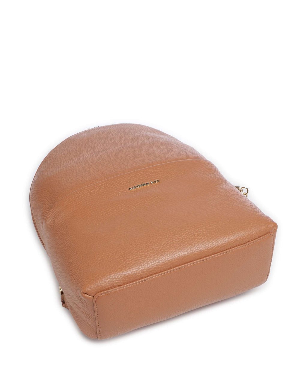 Mandarina Duck Mellow Leather Backpack pecan nut
