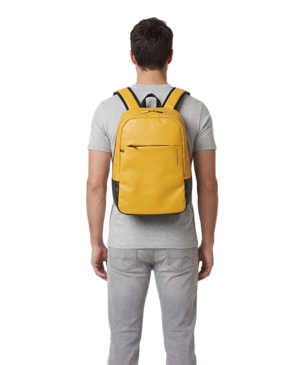 Mandarina Duck Eco Coated Backpack duck yellow