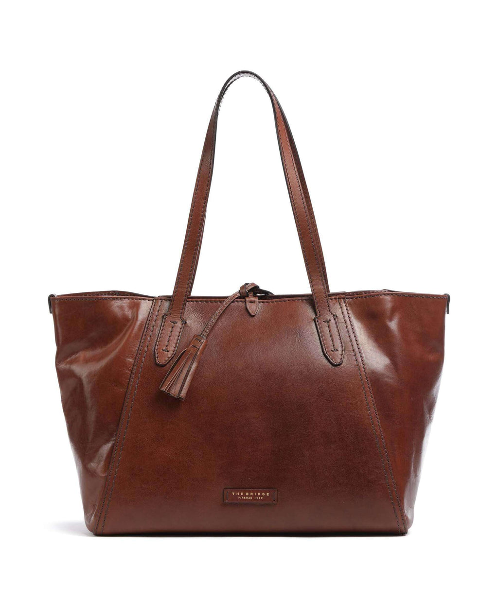The Bridge Florentin Tote bag marrone