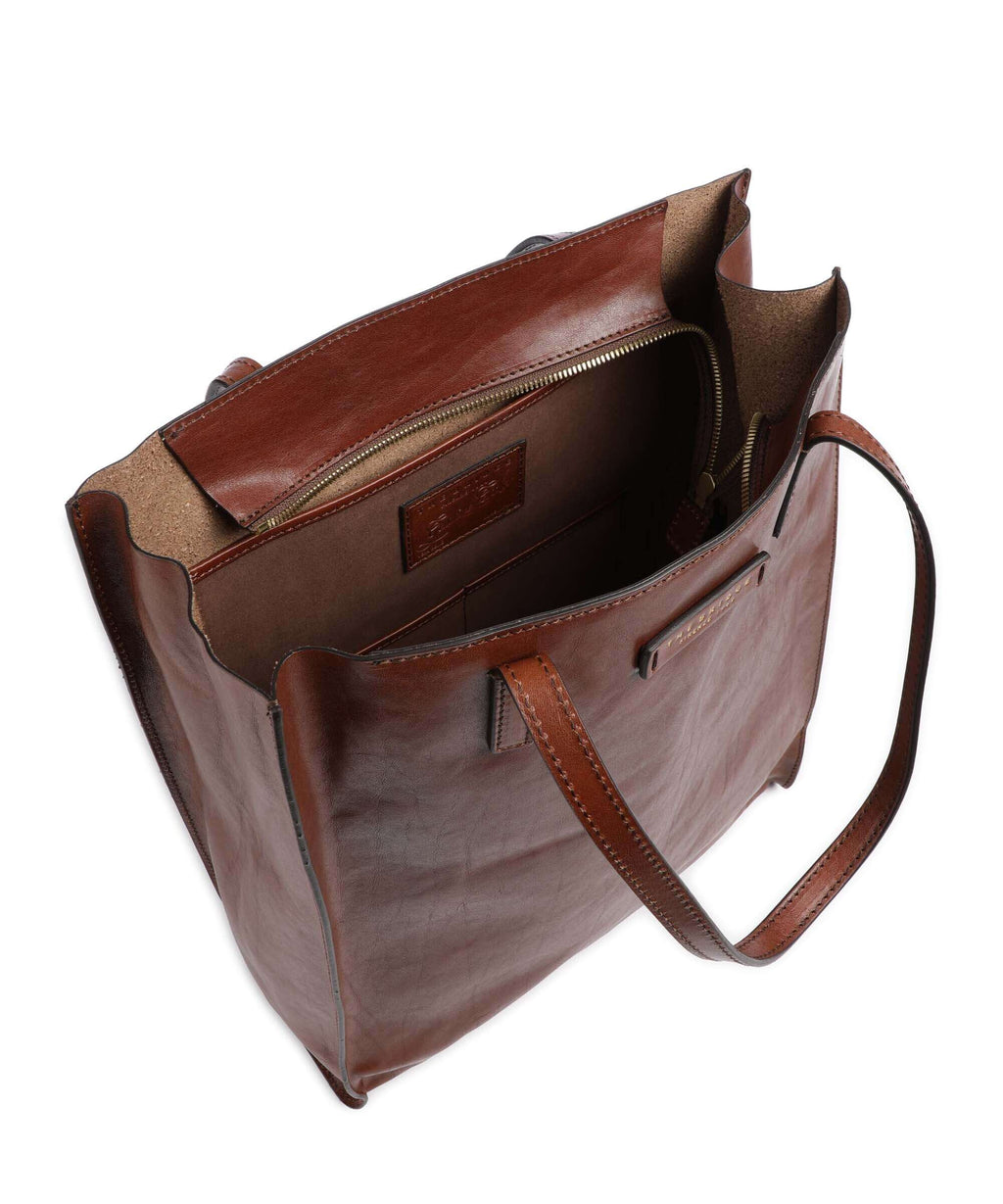 The Bridge Mirra Tote bag marrone