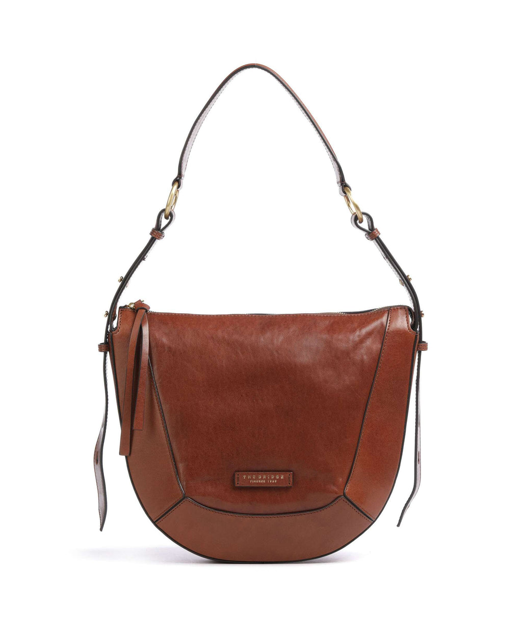 The Bridge Fedora Shoulder bag marrone