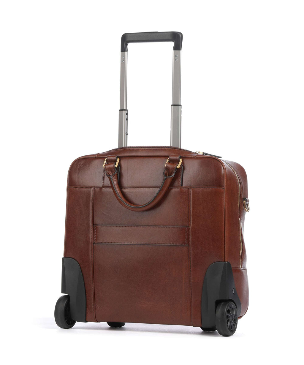 The Bridge Story Viaggio Rolling briefcase brown