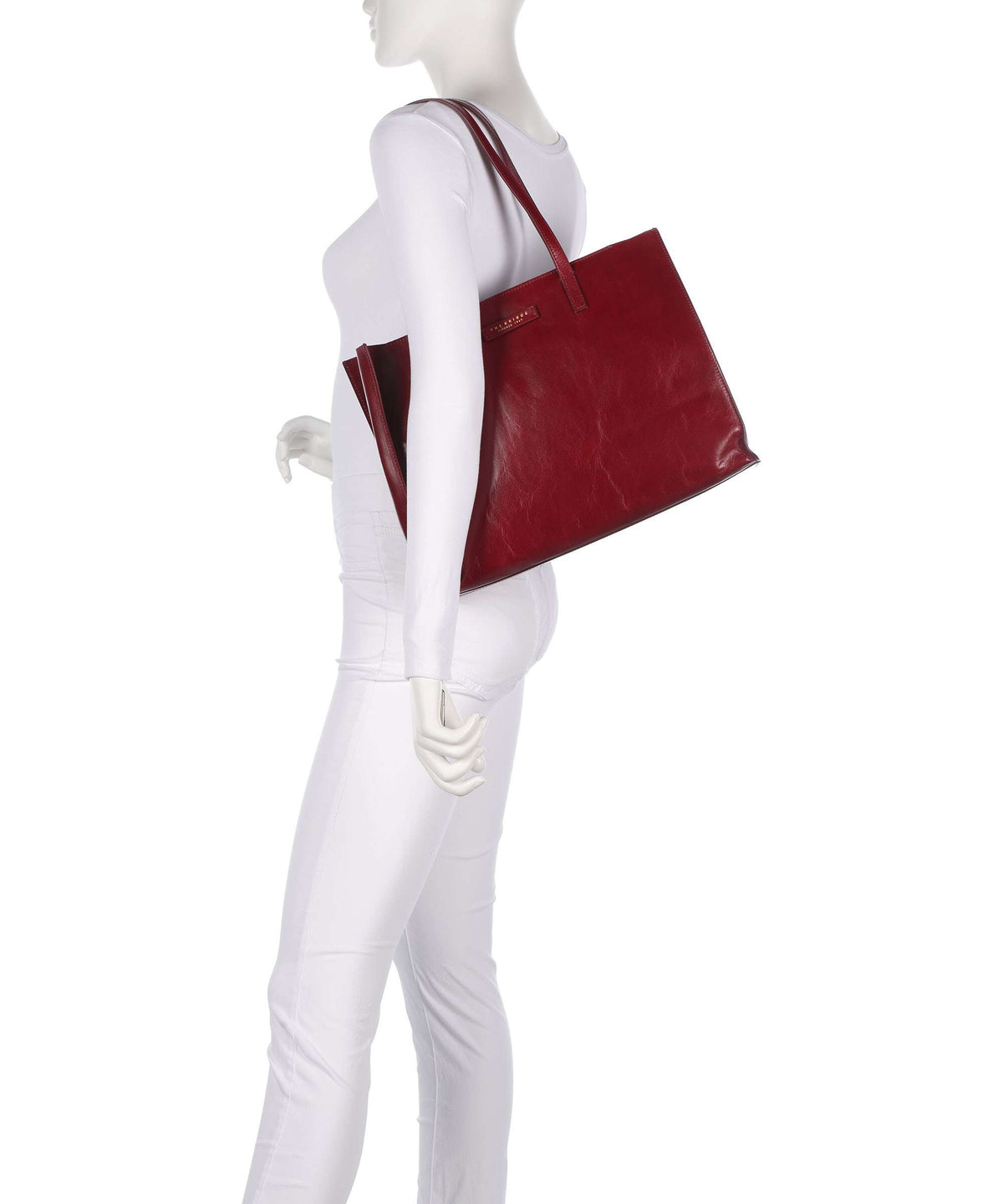 The Bridge Mirra Tote bag rosso ribes