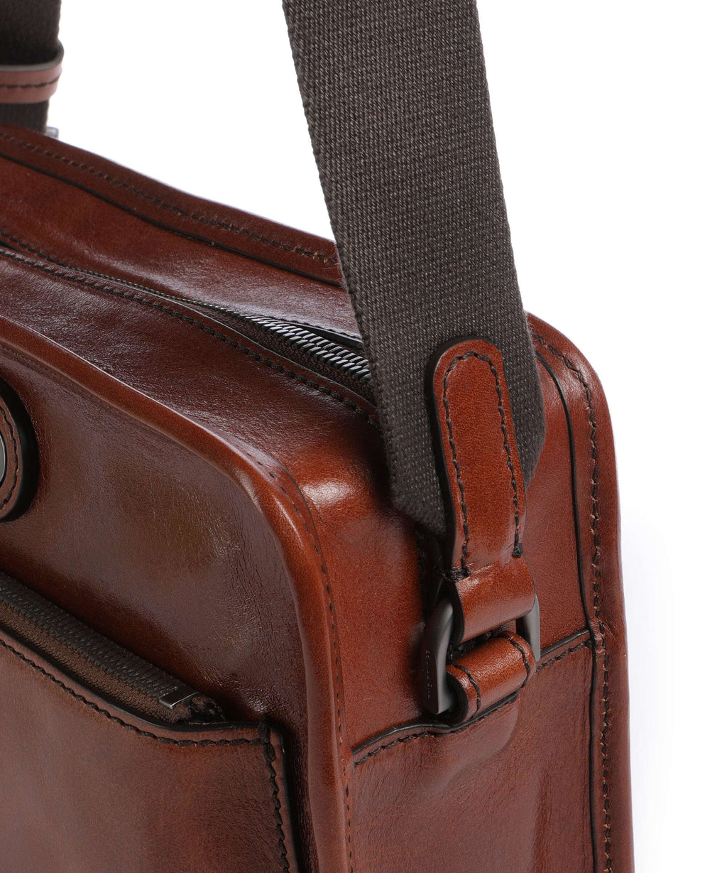 The Bridge Isaia Crossbody bag marrone/rut scamosciato opaco