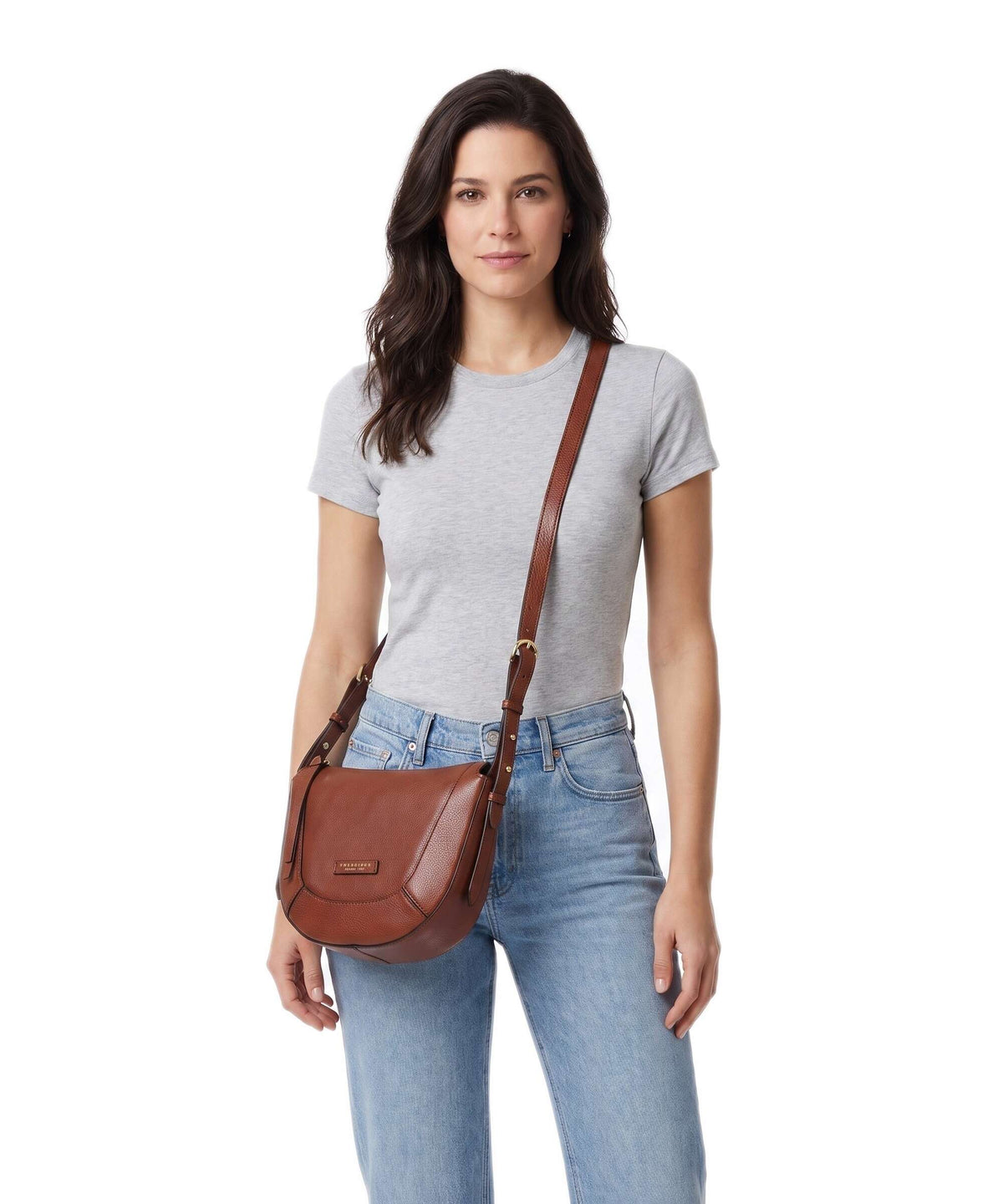 The Bridge Fedora Crossbody bag brown