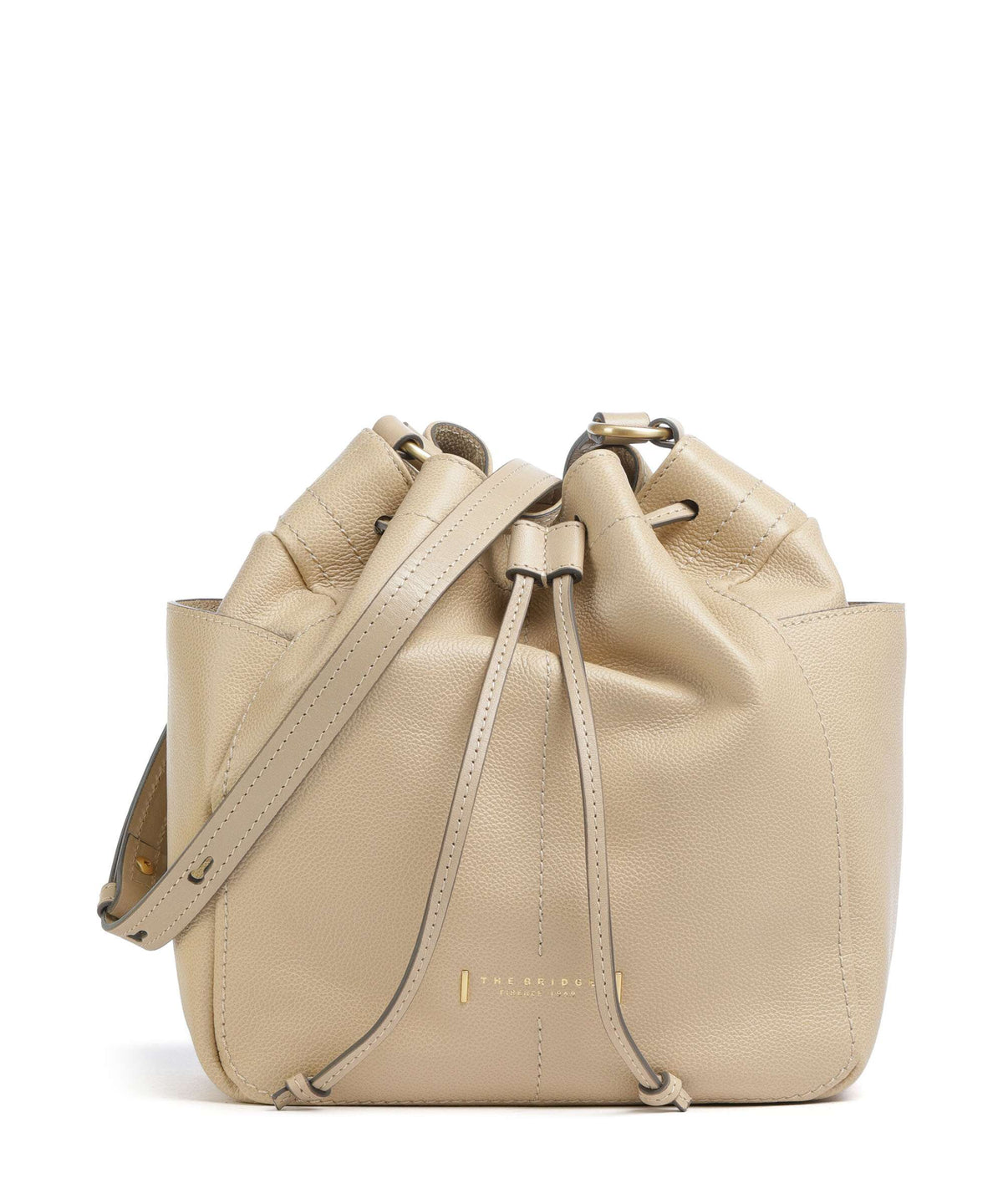The Bridge Letizia Soft Bucket bag butter