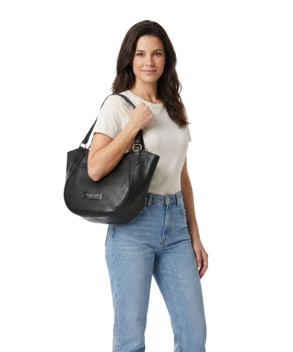 The Bridge Domitilla Tote bag nero