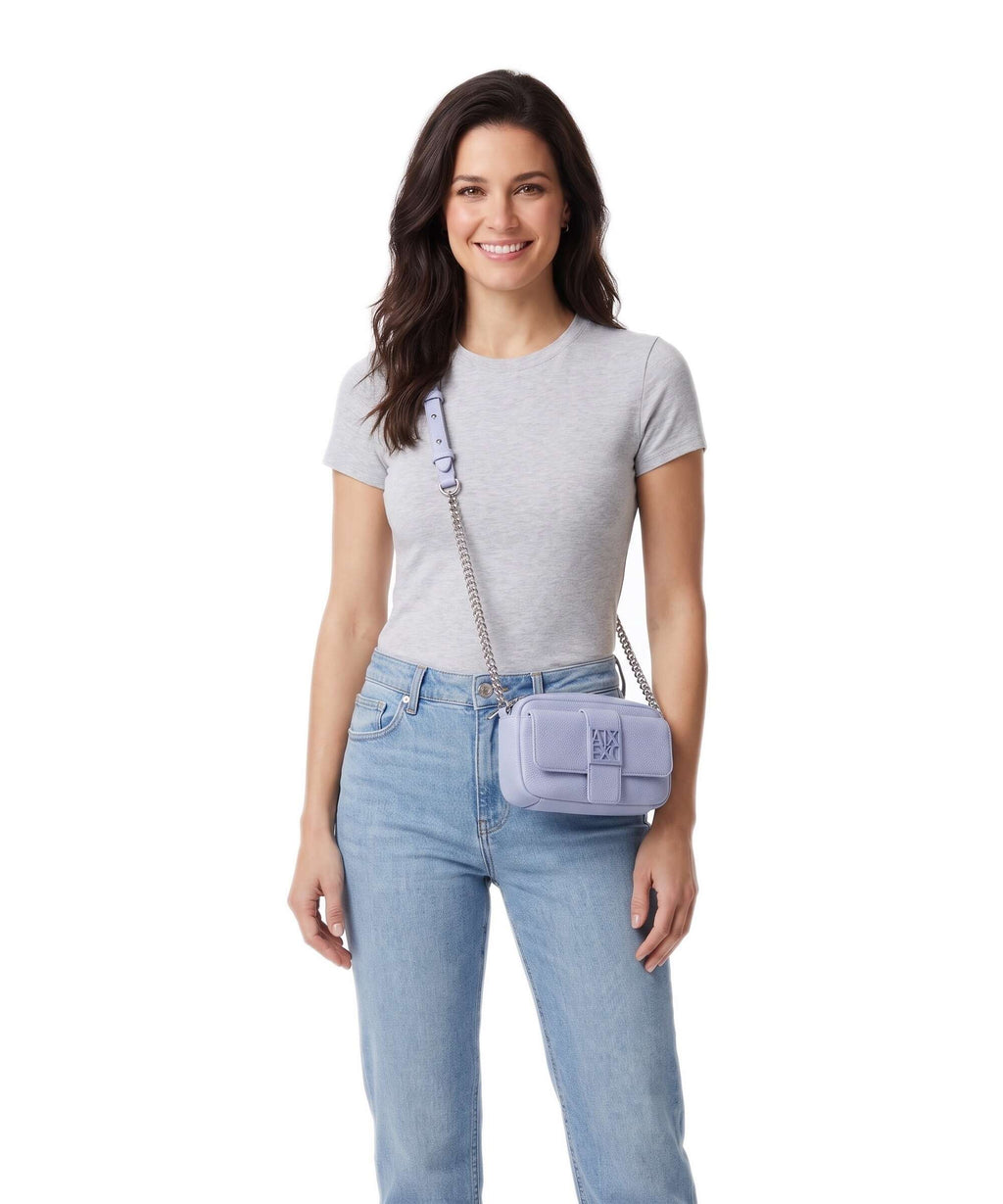Armani Exchange Susy Soft Crossbody bag glacial