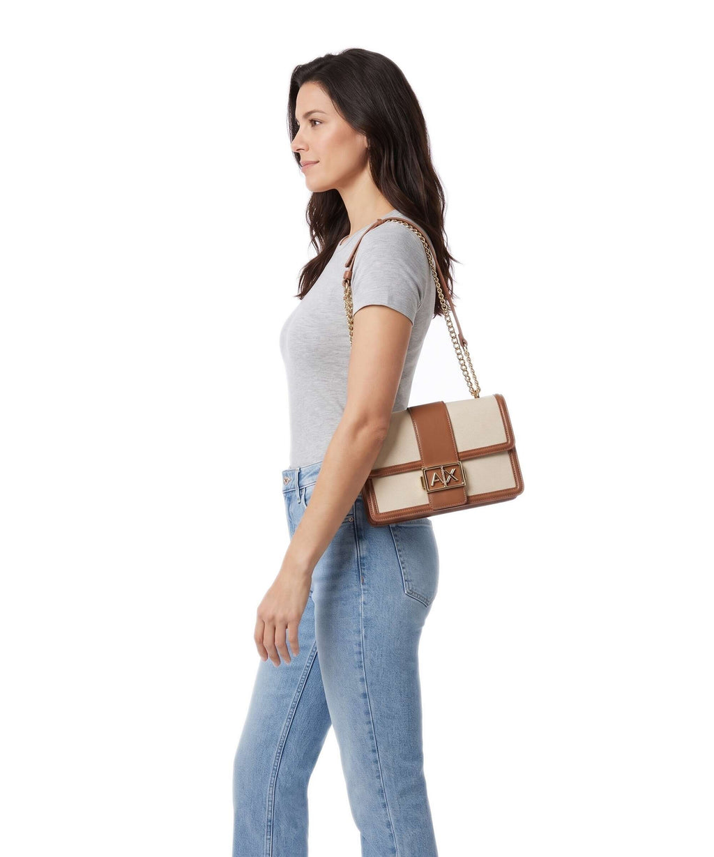 Armani Exchange Wonder M Shoulder bag natural/saline clay