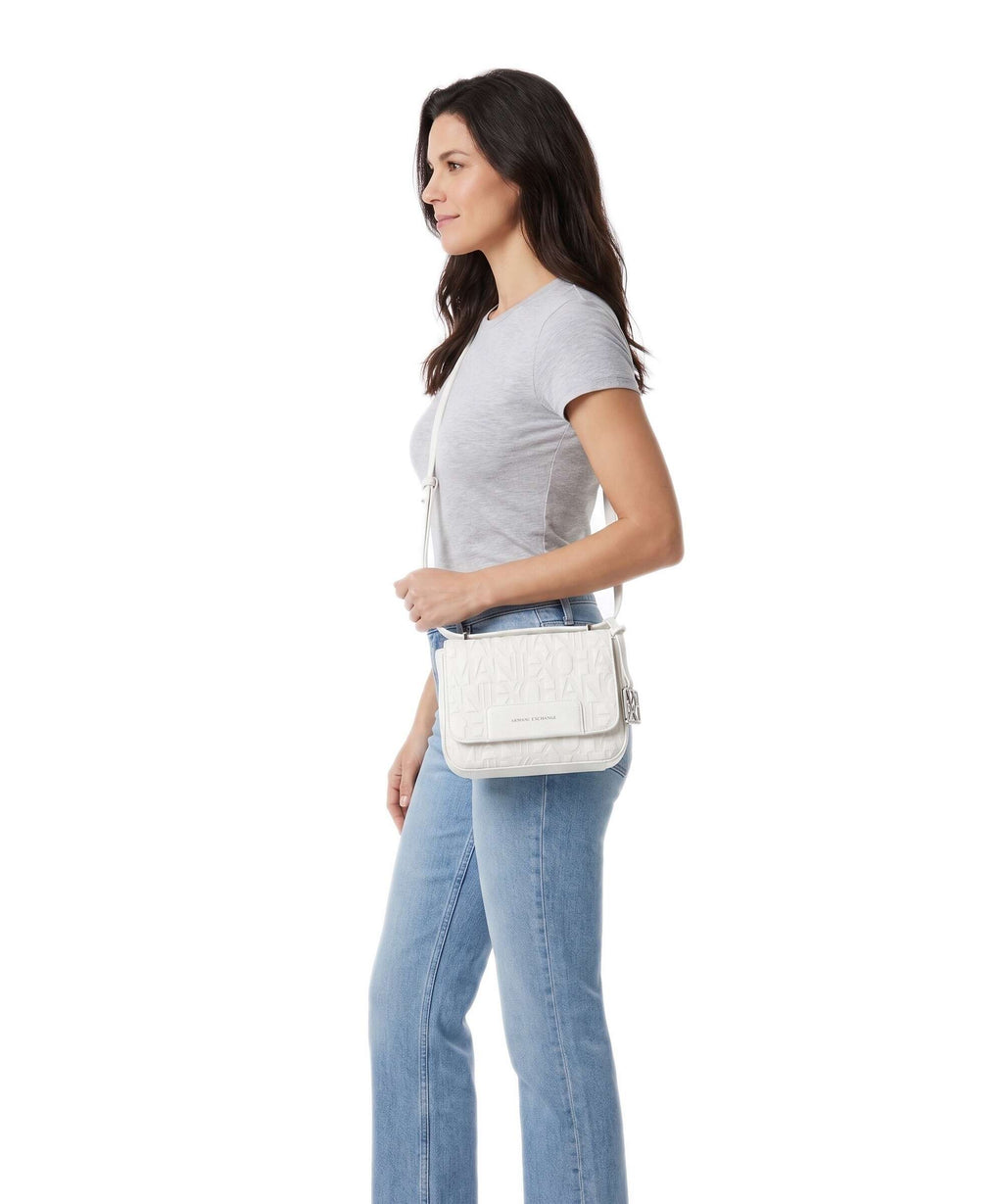 Armani Exchange Liz Crossbody bag off white