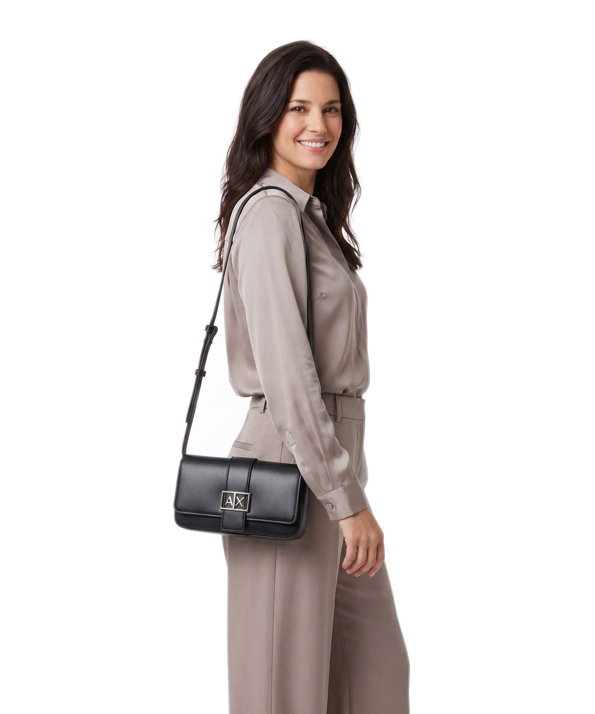 Armani Exchange Wonder Mini Crossbody bag black