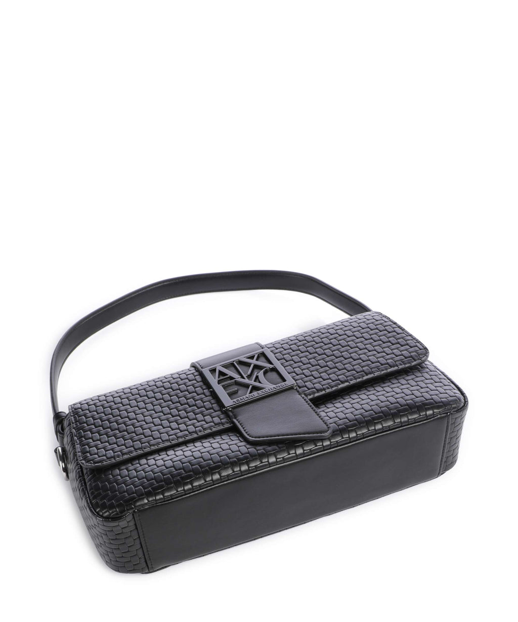 Armani Exchange Susy Soft Woven Shoulder bag black