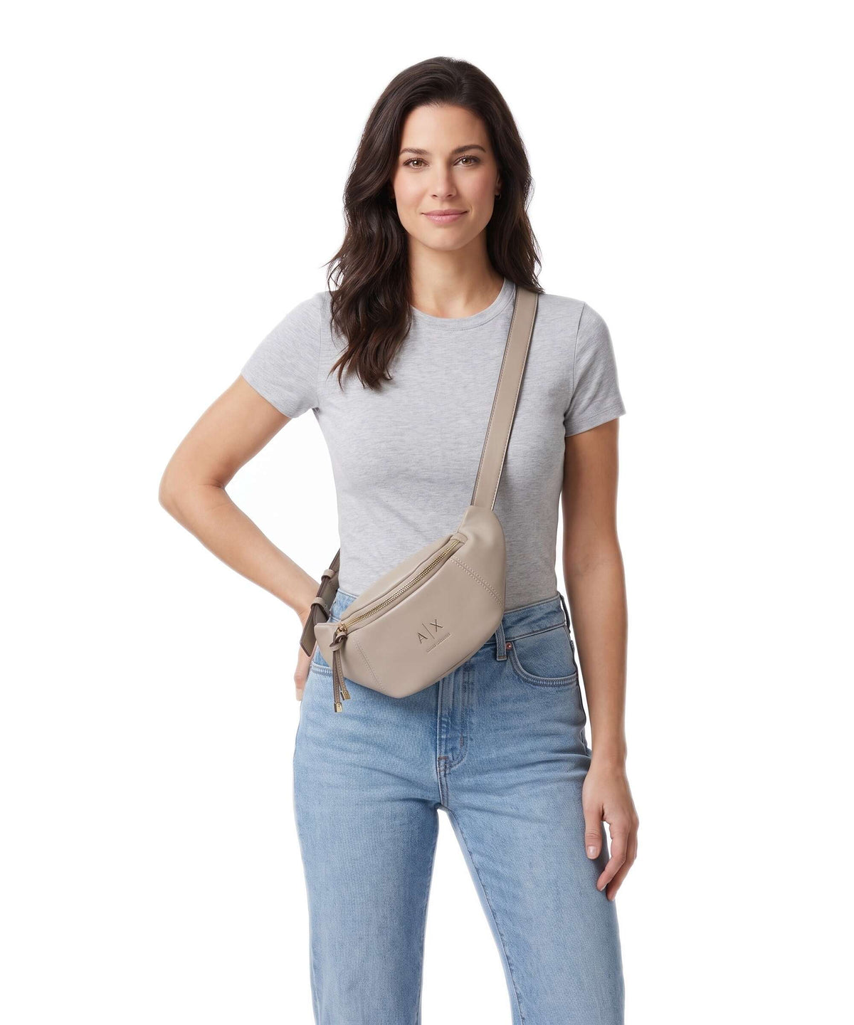 Armani Exchange Alice Crossbody bag sand