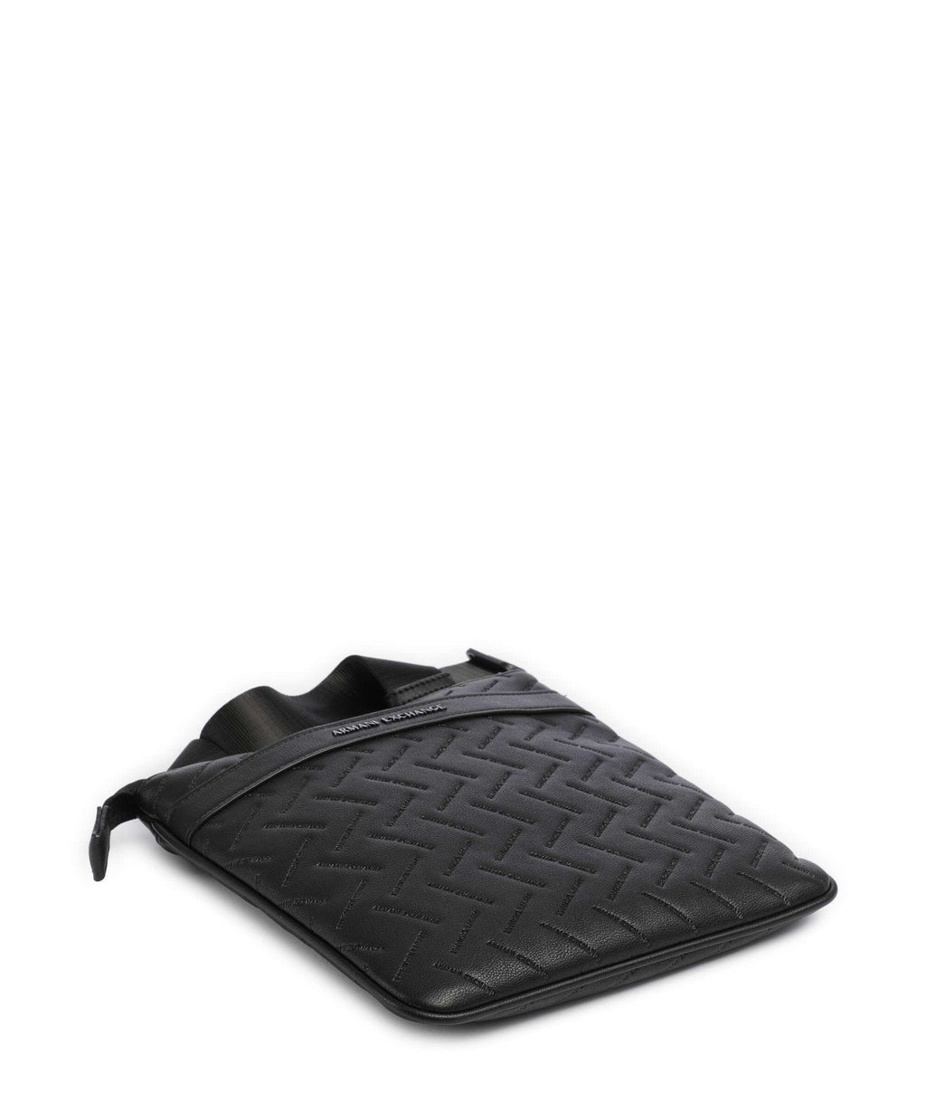 Armani Exchange Ginevra Embossed Crossbody bag black