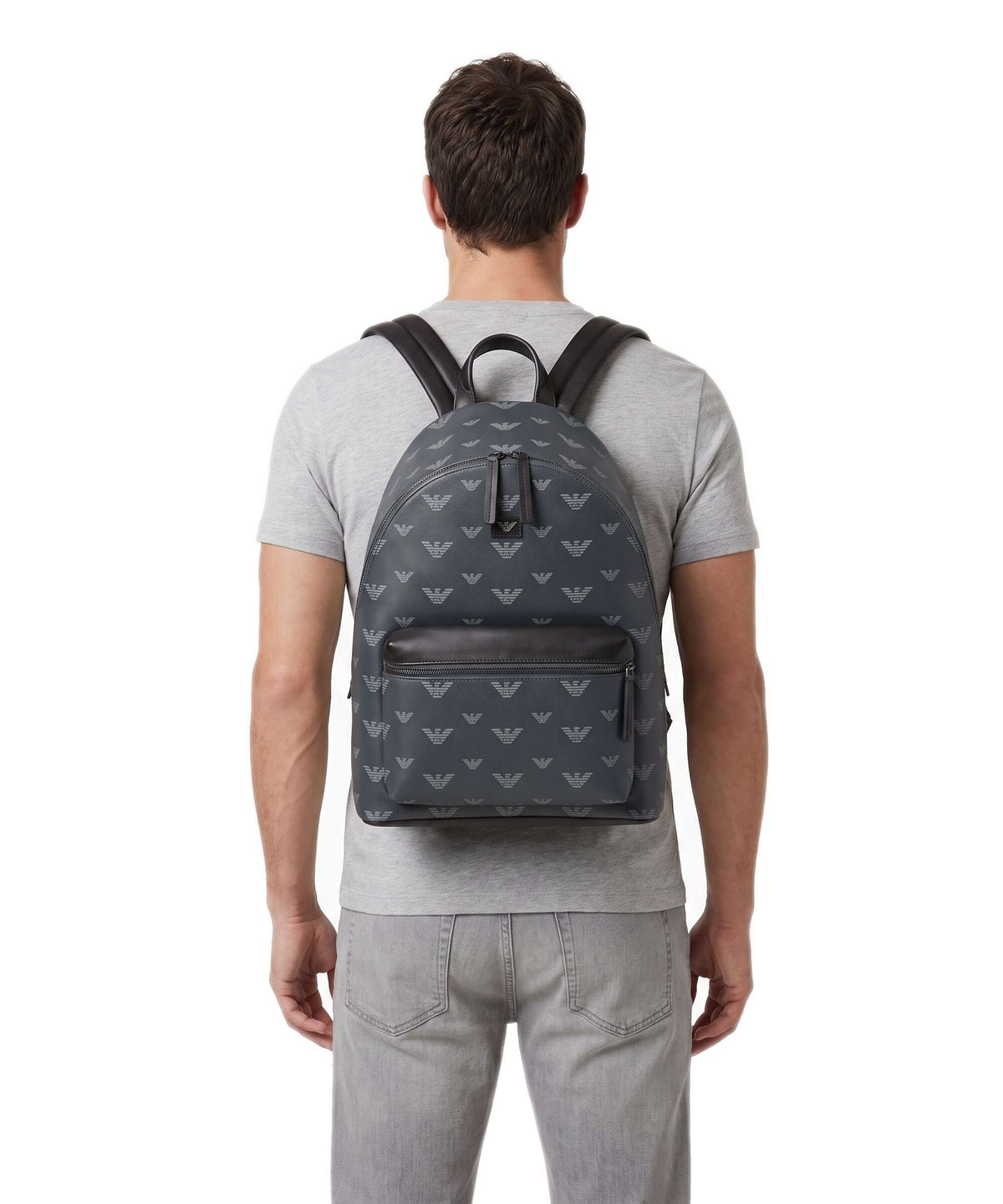 Emporio Armani Special Minorca Backpack blu/eagle all over