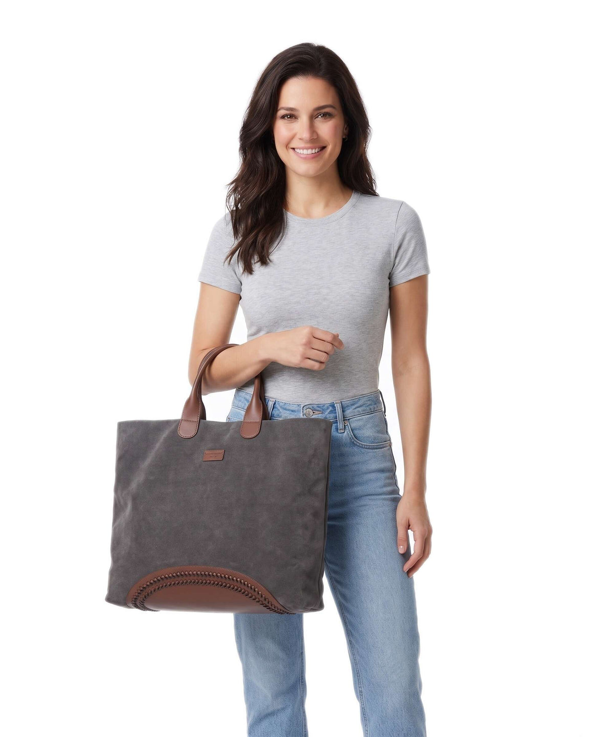 Emporio Armani Capsule Icon Handbag grey whisper