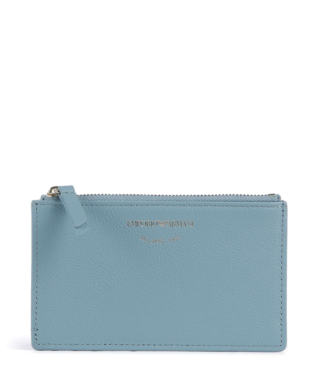 Emporio Armani Vivienne Credit card holder main azure