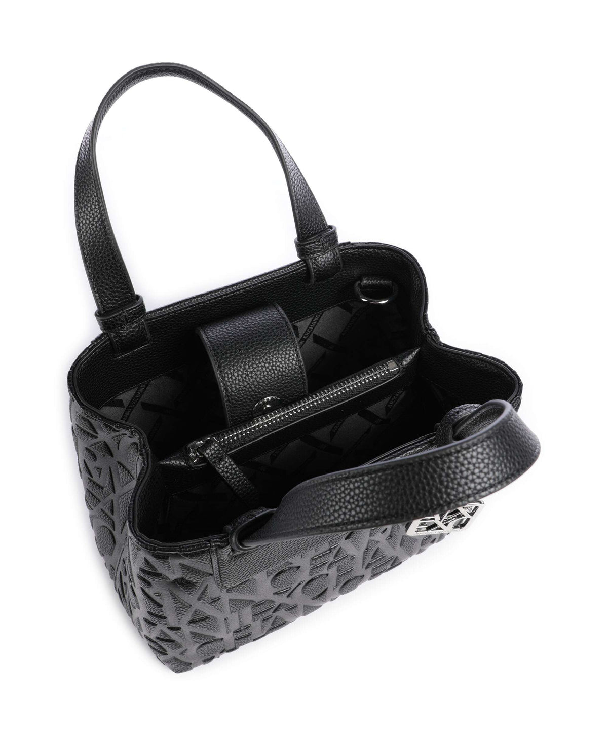Armani Exchange Liz Monogram S Handbag black