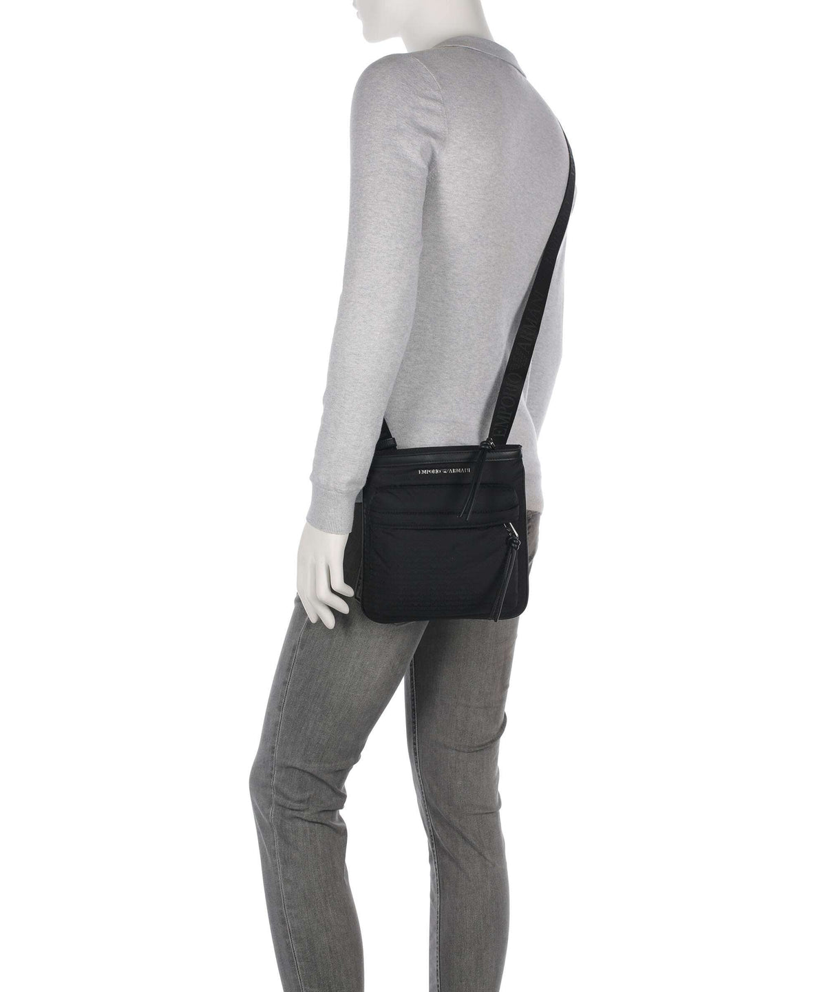 Emporio Armani Monogram Crossbody bag black beauty
