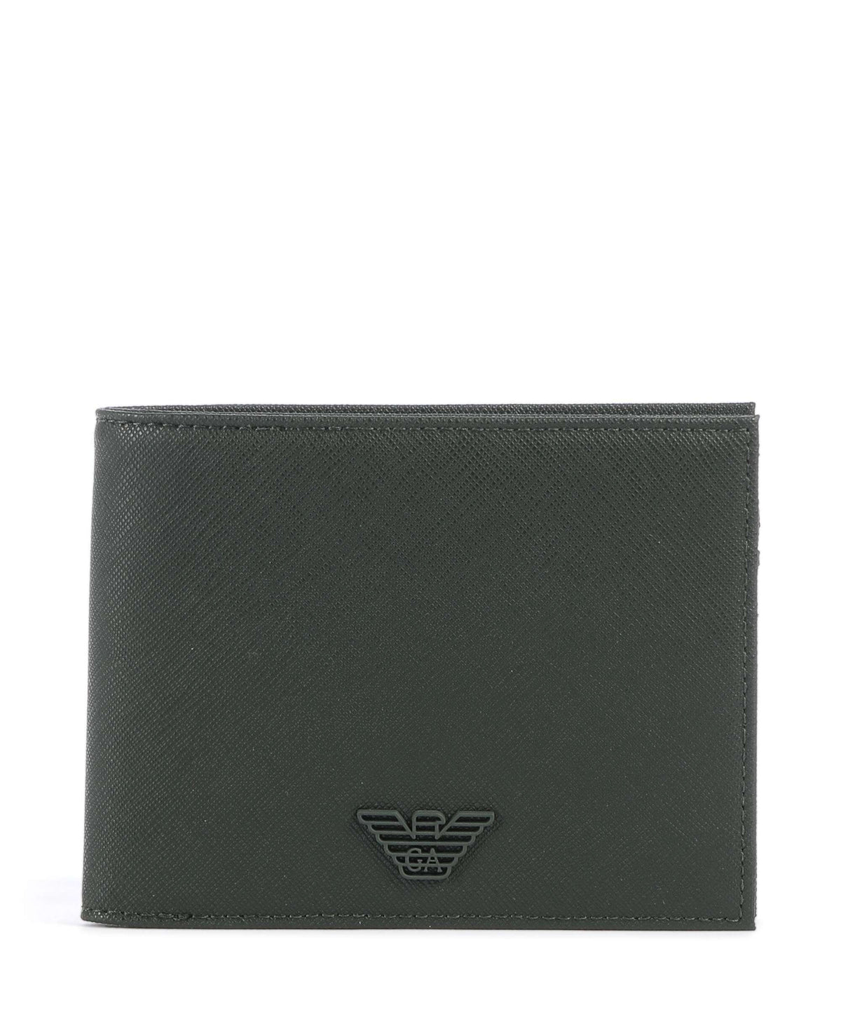 Emporio Armani Saffiano Animation Wallet deep forest