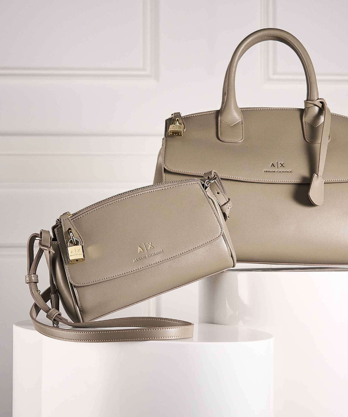 Armani Exchange Jane L Handbag brown bass