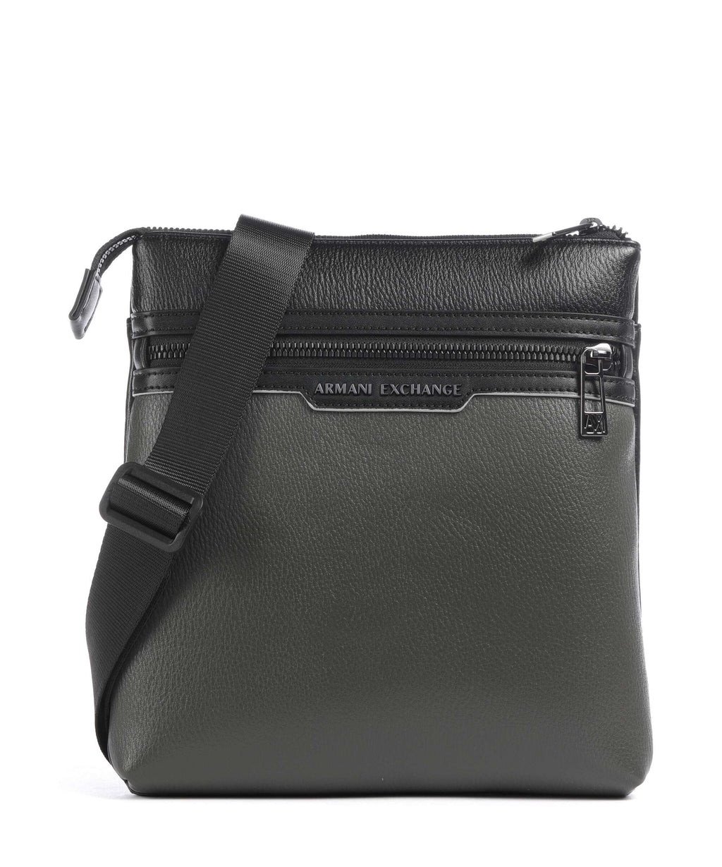 Armani Exchange Cedric Crossbody bag sage/black