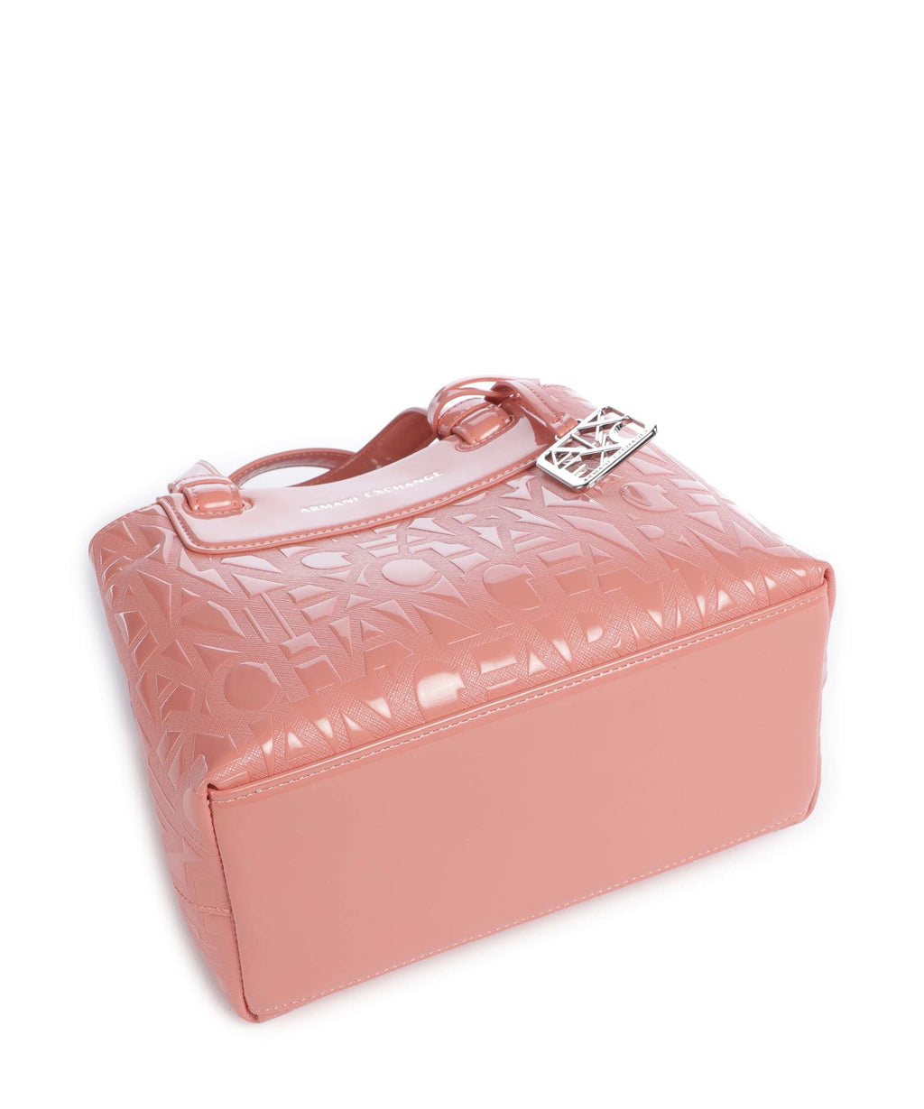 Armani Exchange Liz Patent S Handbag petal pop
