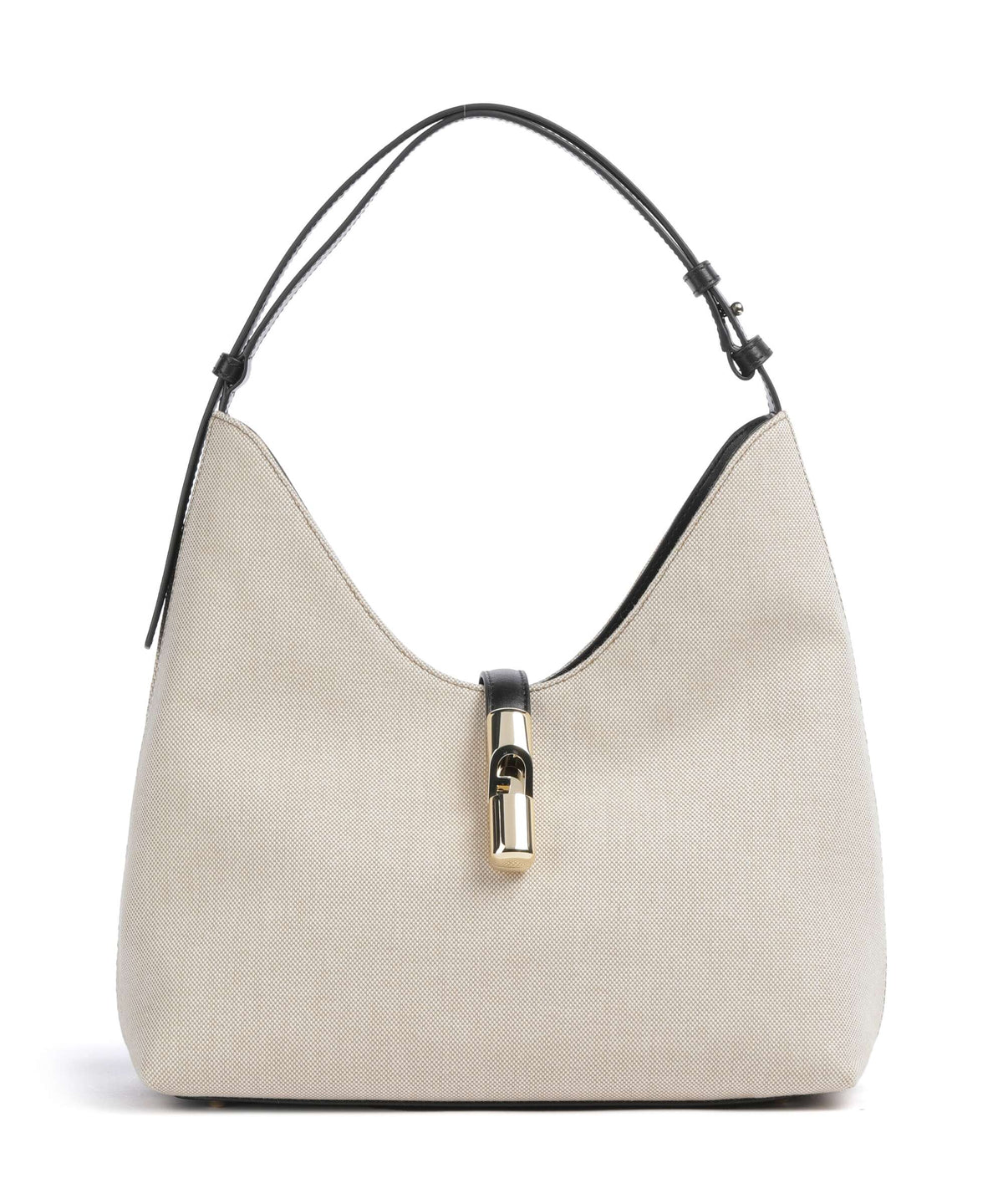 Furla Goccia M Hobo bag naturale/nero