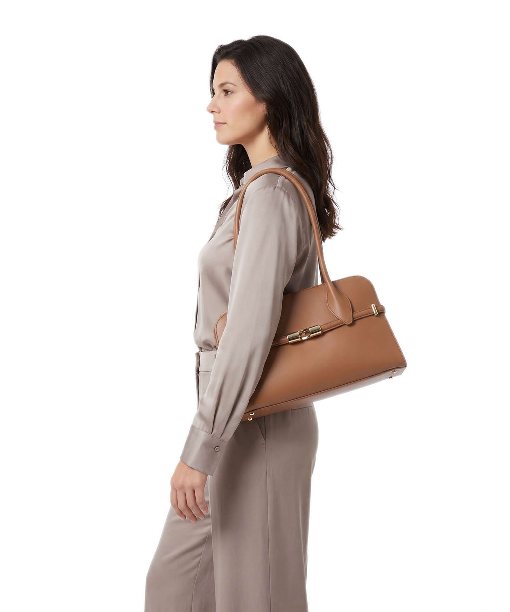 Furla Goccia M Shoulder bag brandy