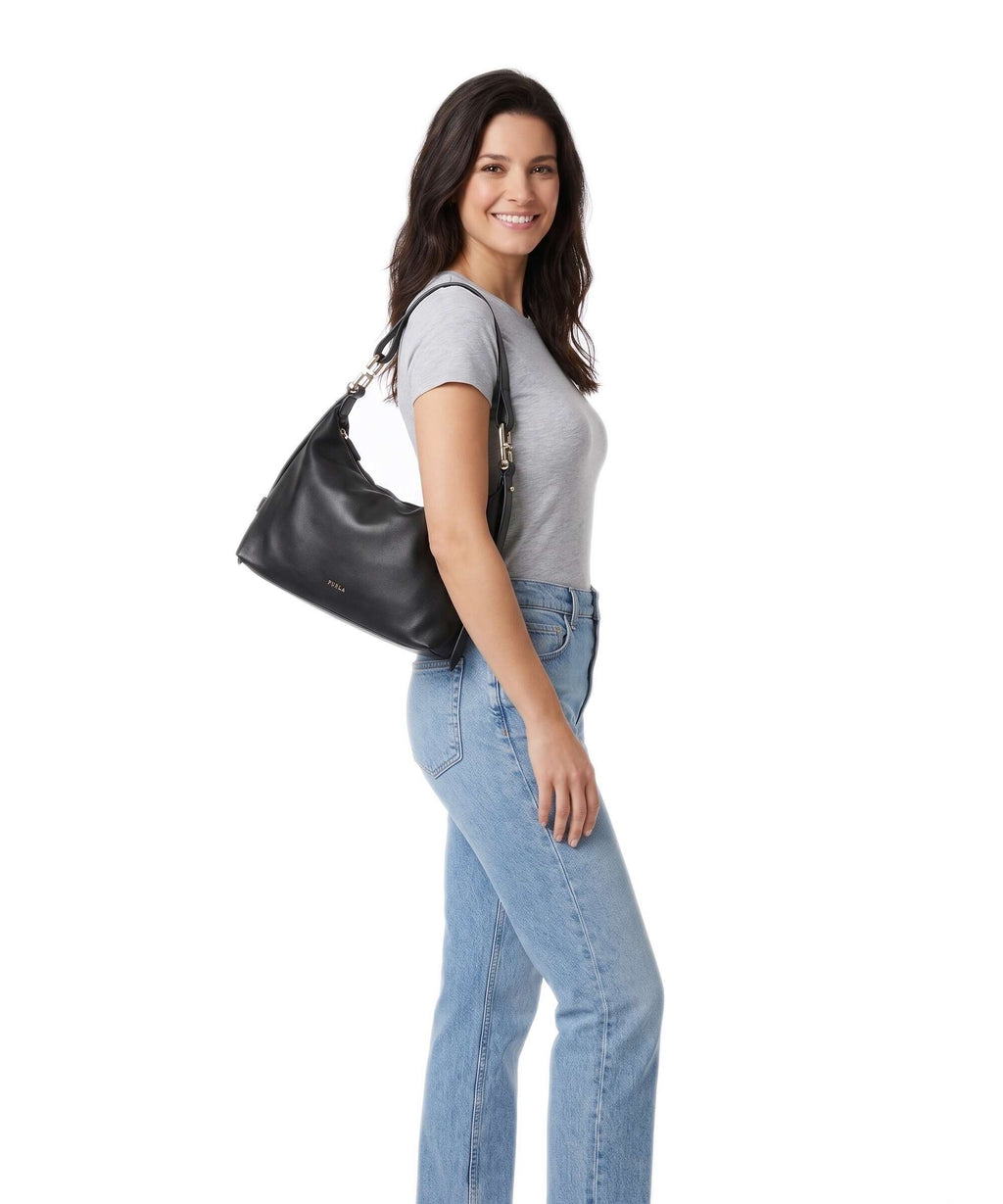 Furla Tonie M Hobo bag nero
