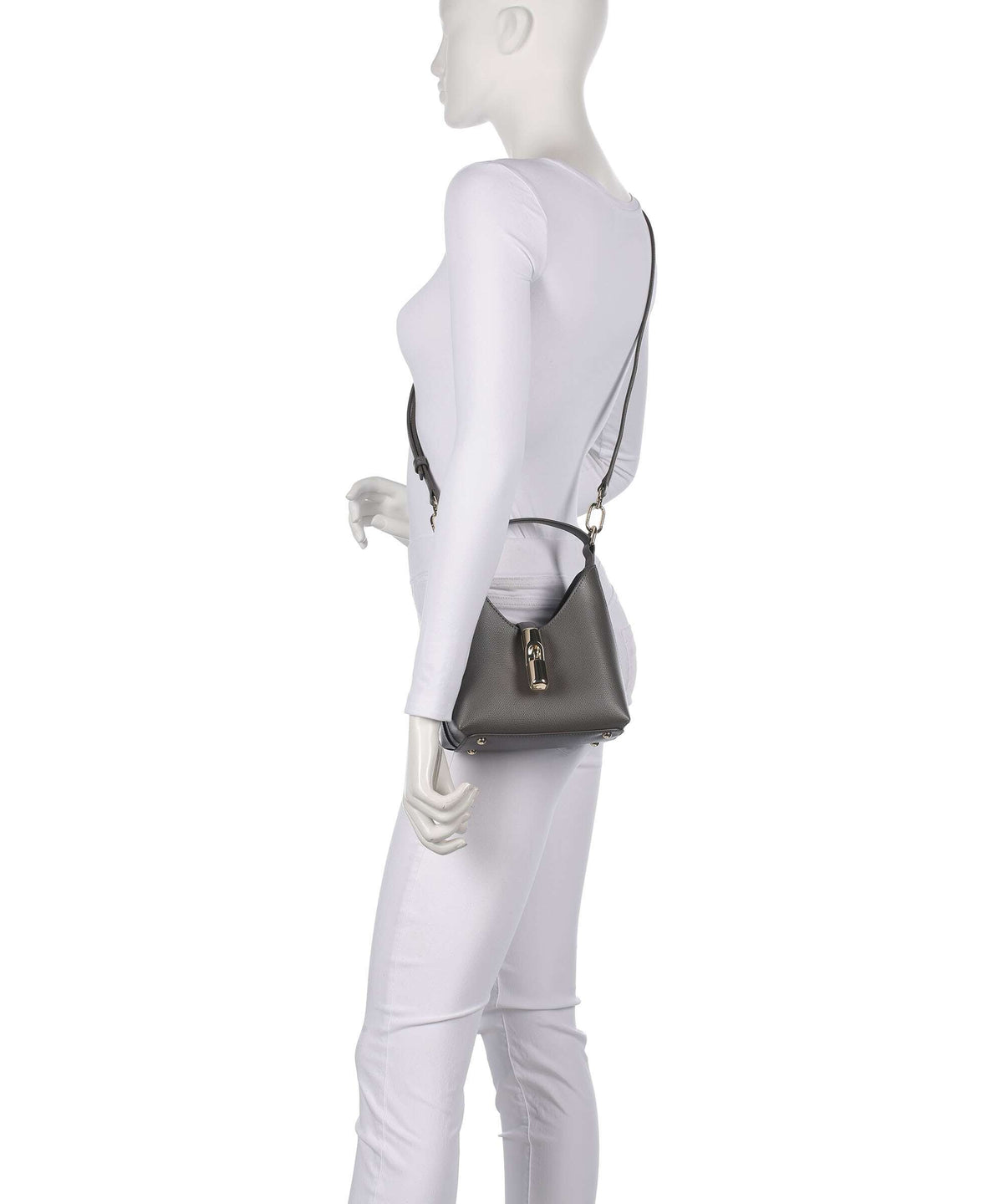 Furla Iride Mini Crossbody bag urban gray