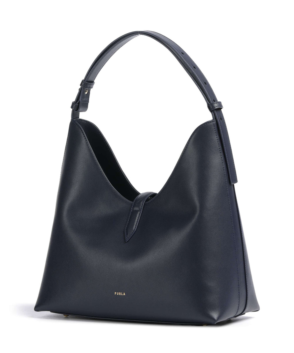 Furla Goccia M Hobo bag blu reale