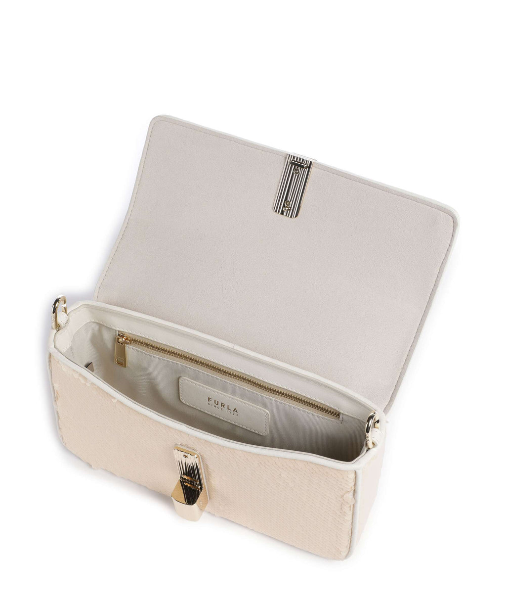 Furla Iride S Crossbody bag panna