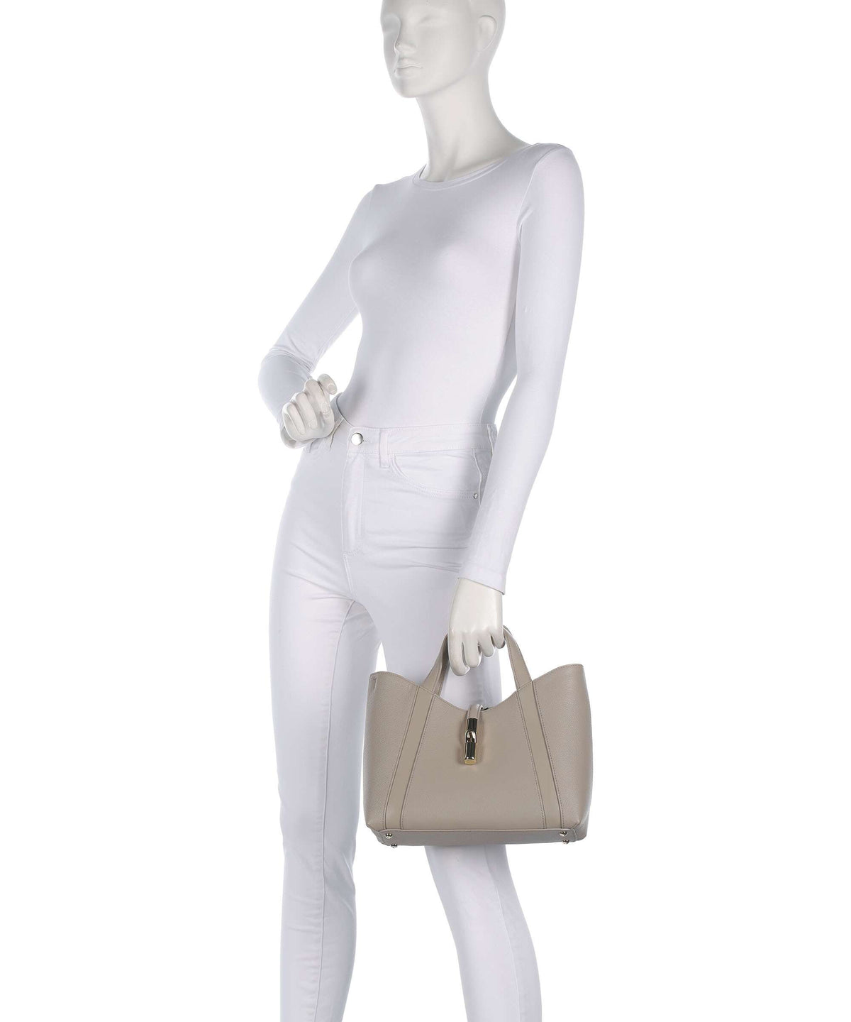 Furla Goccia S Handbag linen