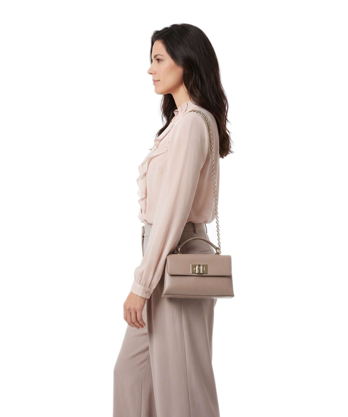 Furla 1927 Mini Crossbody bag greige