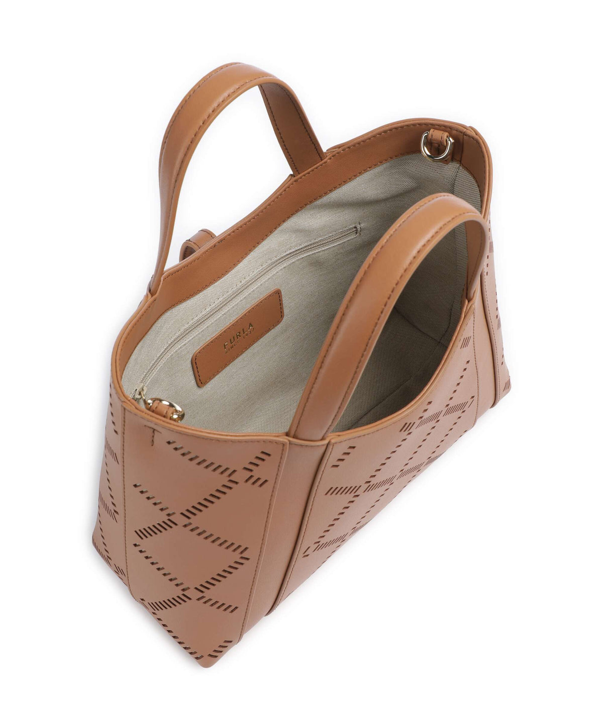 Furla Goccia S Handbag brandy
